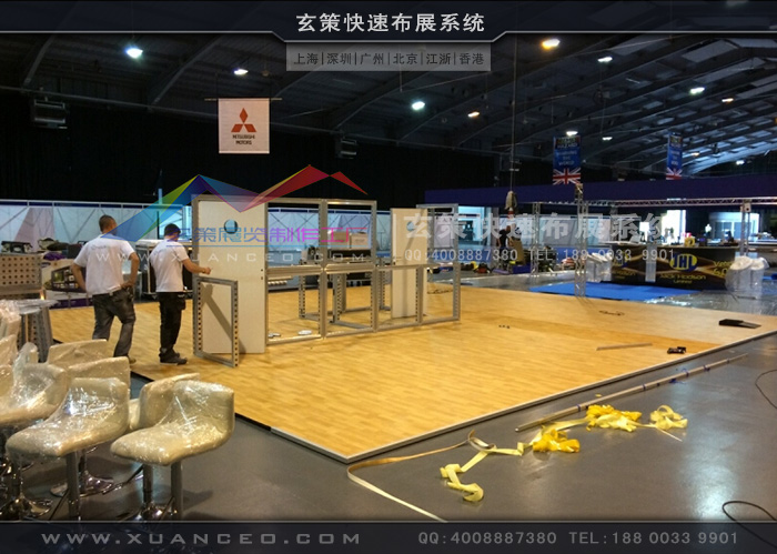 模块展台现场搭建 模块展台现场搭建