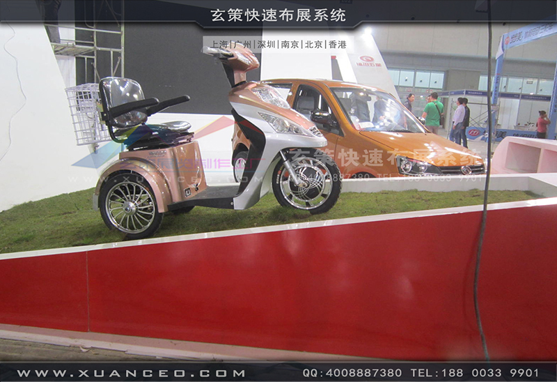福田自行车展-自行车展展台搭展-上海蜜柚APP下载展览工厂02