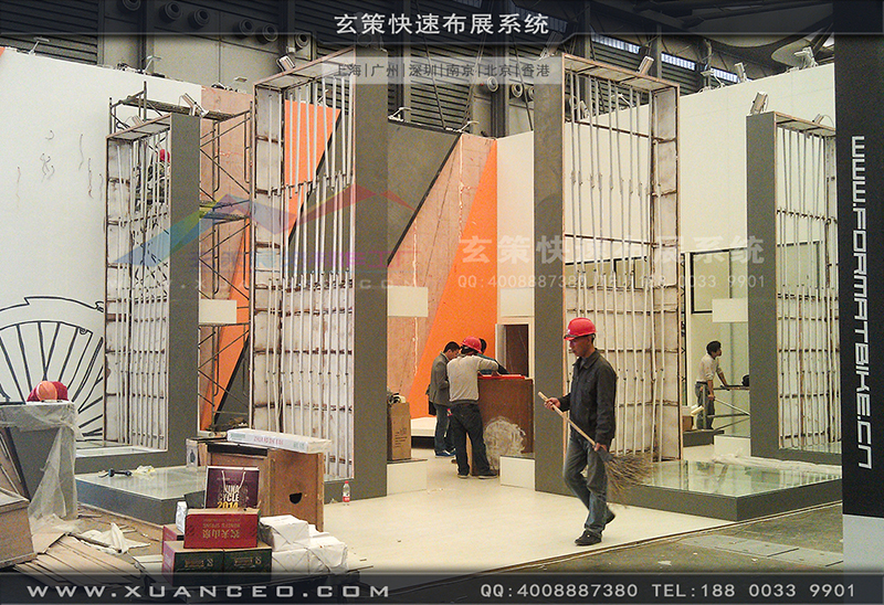 赛克展台搭展-自行车展展台搭展-上海蜜柚APP下载展览工厂01