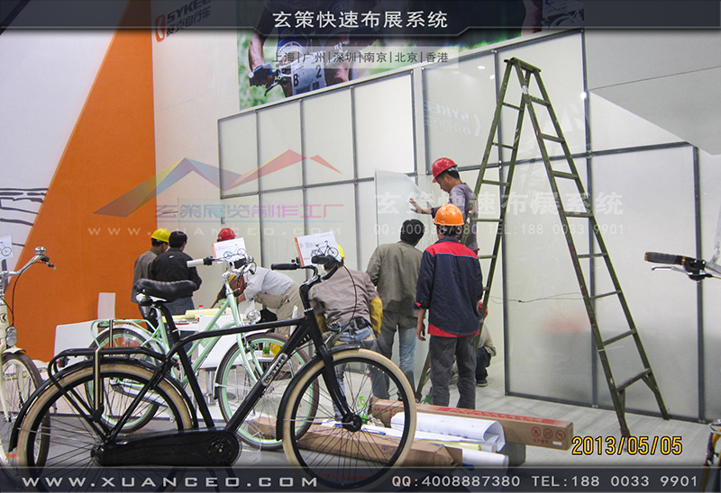 赛克展台搭展-自行车展展台搭展-上海蜜柚APP下载展览工厂04