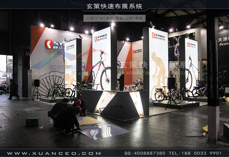 赛克展台搭展-自行车展展台搭展-上海蜜柚APP下载展览工厂05